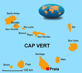 cap vert carte